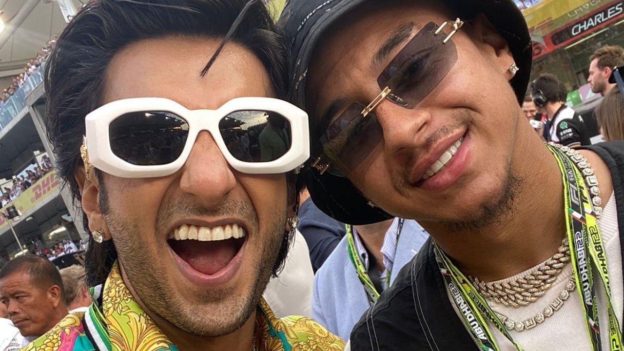 Ranveer took to Instagram to also share moments from his encounter with the former Manchester United footballer Jesse Lingard. 